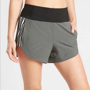 Athleta Herb Olive Ascender Shorts